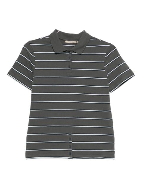 Julieta striped buttoned top