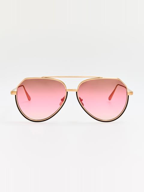 Bayer Sunglasses in Matt Champagne and Pink