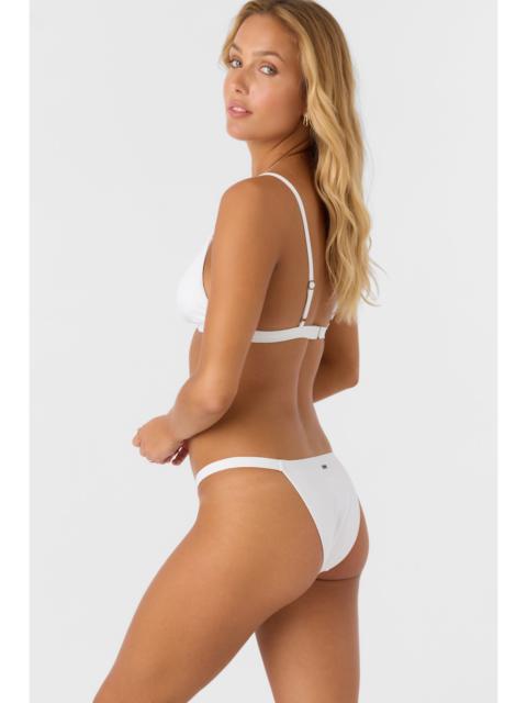 Saltwater Solids Rib Queens Cheeky Bottoms