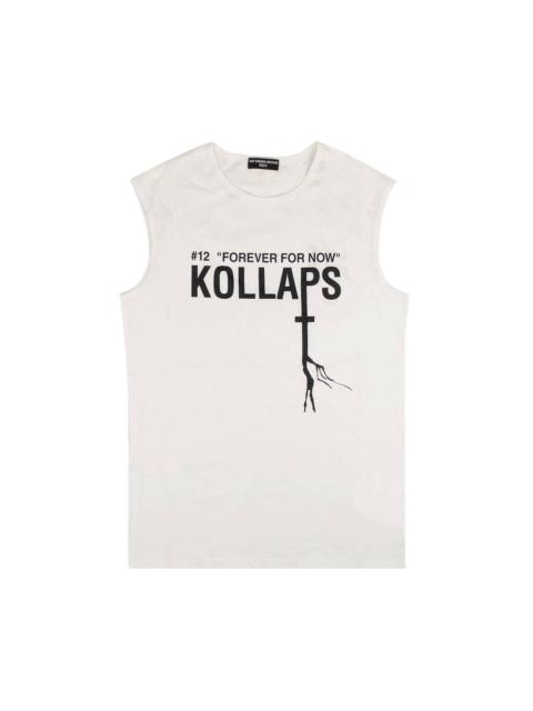 Raf Simons Raf Simons Sleeveless Slim Fit Kollaps Print Tank Top