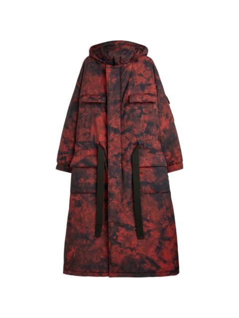 AOP hooded coat