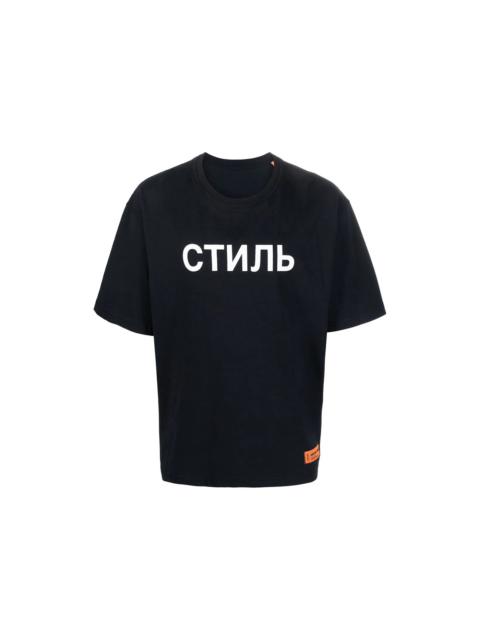 Heron Preston CTNMB Logo T-Shirt Black/White