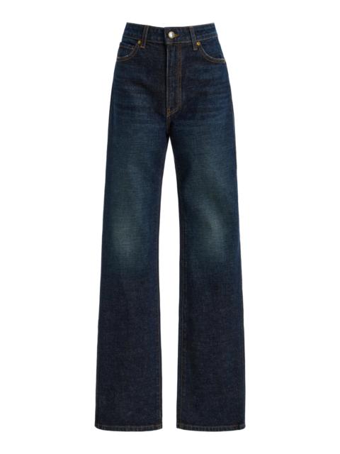Danielle Stretch High-Rise Stovepipe Jeans medium wash