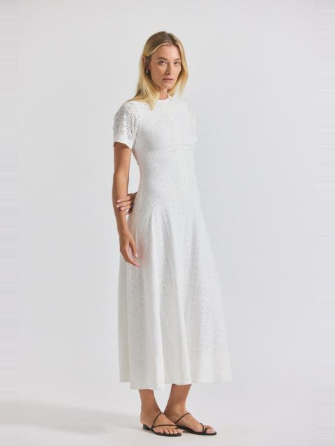 OLYMPIA RUCHED FRONT MAXI DRESS