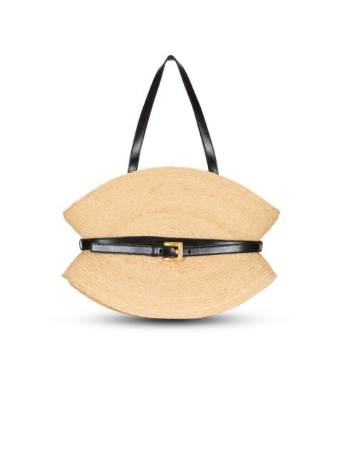 Shuffle Medium bag in raffia