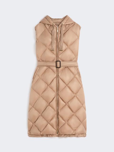 TREGIL Padded midi gilet in water-repellent fabric