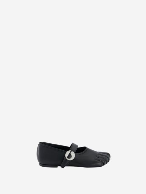 Five-Toe Ballerina Belt Flat