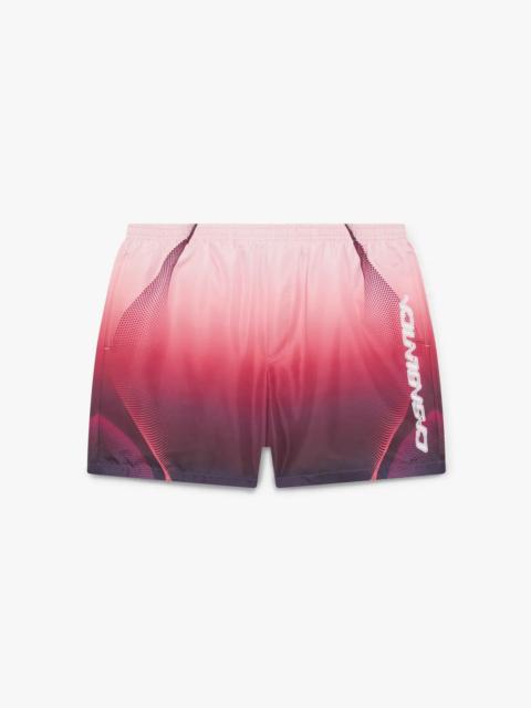 Aubergine Gradient Printed Swim Shorts | Casablanca Paris