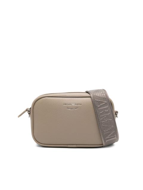 logo-strap crossbody bag