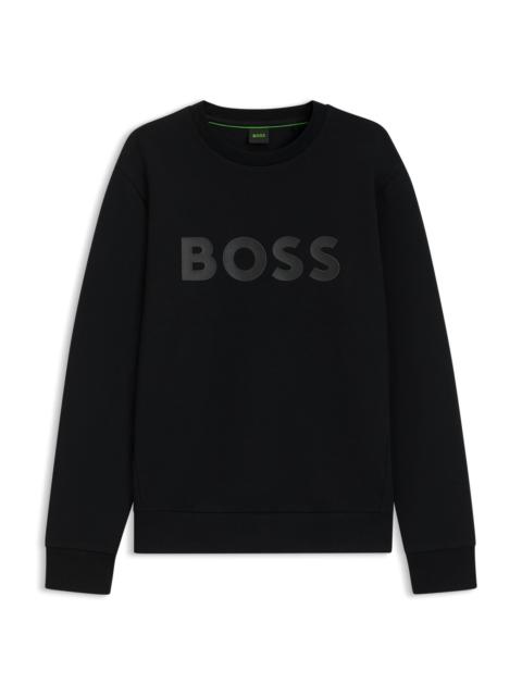 STRETCH-COTTON SWEATSHIRT WITH SANDWICH LOGO