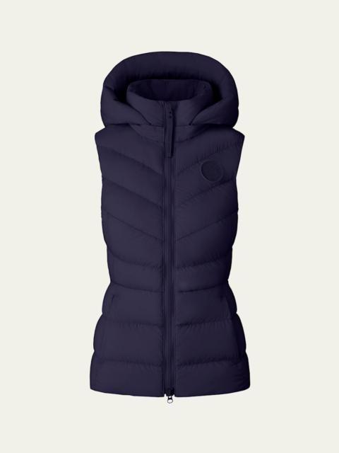 Clair Hooded Down Puffer Vest