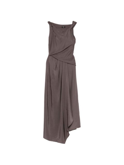 draped dress