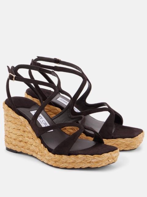 Ayla 85 suede espadrille sandals