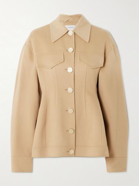 Egeo paneled wool coat Camel