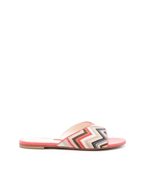 zigzag sandals