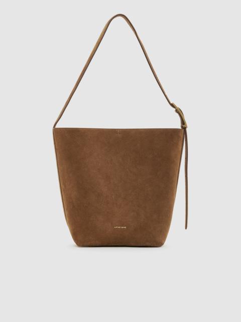 Elly Bucket Bag Suede - Tobacco