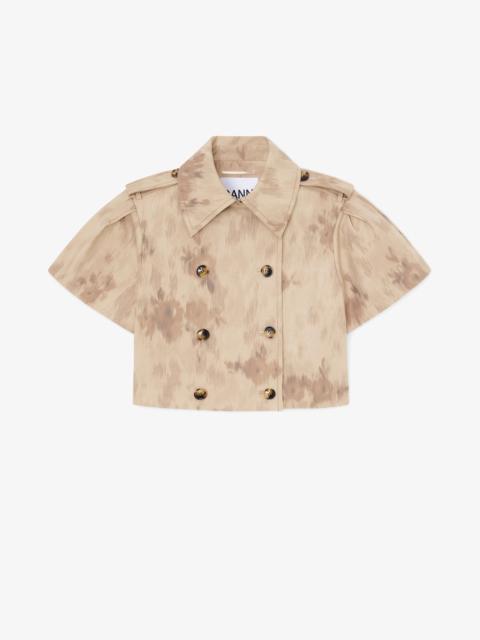 JACKET IN PRINTED COTTON