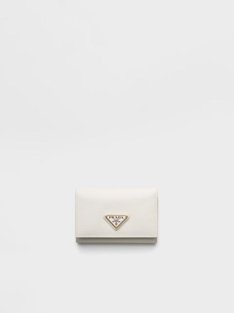 Saffiano leather card holder