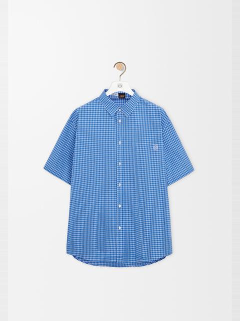 Short sleeve shirt in cotton