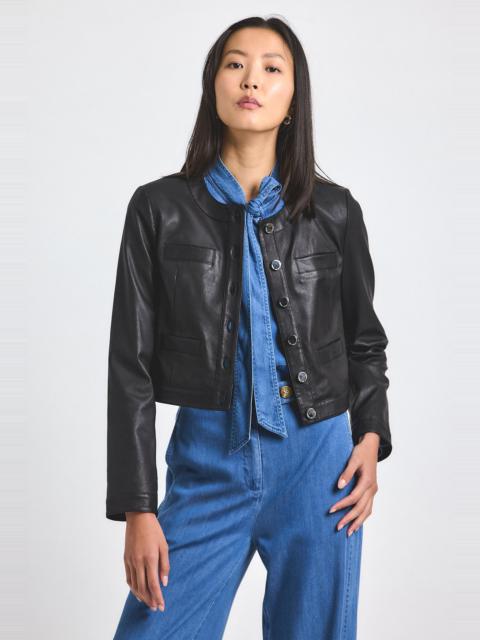 PENNY STRETCH LEATHER JACKET