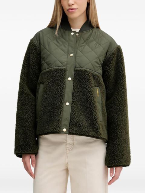 quilted teddy jacket