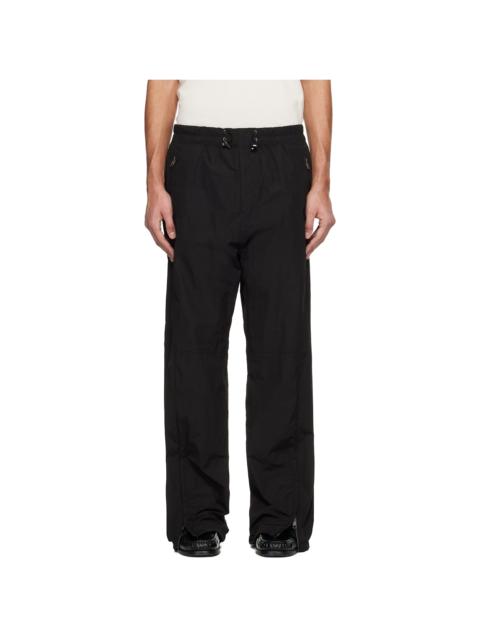 Black Lined Track Pants