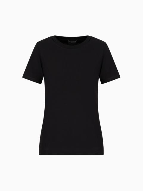 Pima-jersey crew-neck T-shirt