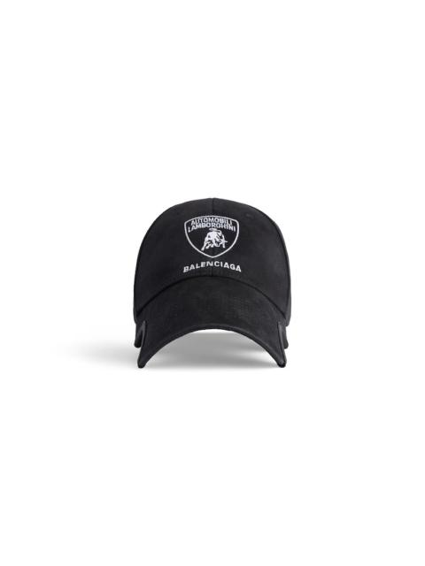 Men's Balenciaga I Automobili Lamborghini Cap in Black