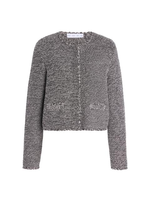 Nidia Macrame Jacket in Cotton grey