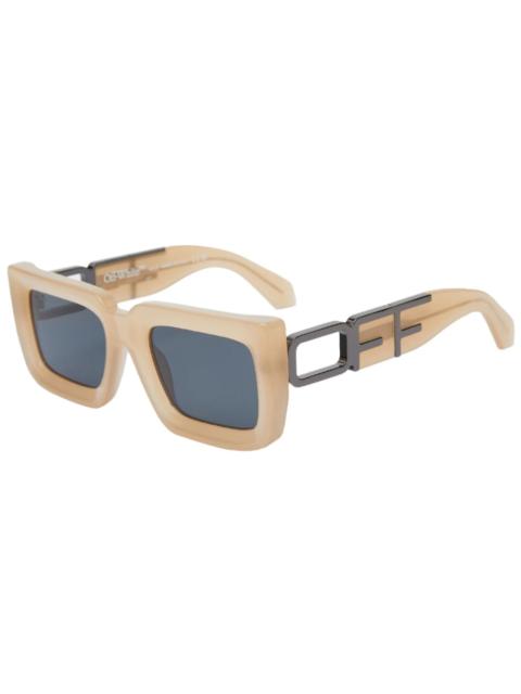 OFF-WHITE Boston Sunglasses Sand/Dark Grey (OERI073S23PLA0011707)