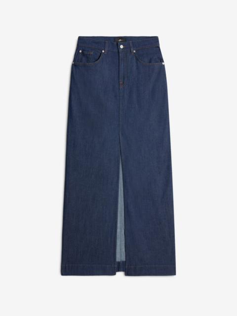 Weightless Front Slit Maxi Skirt in Halona