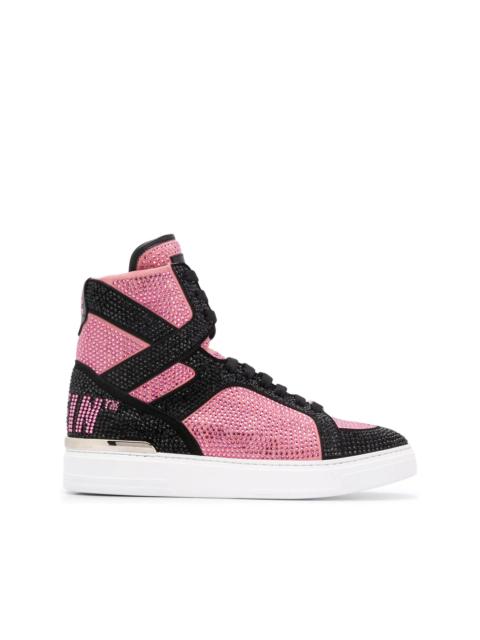 Money Beast high-top sneakers
