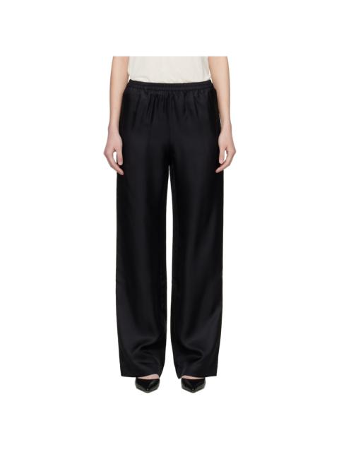 Black Alera LDS Silk Twill Trousers