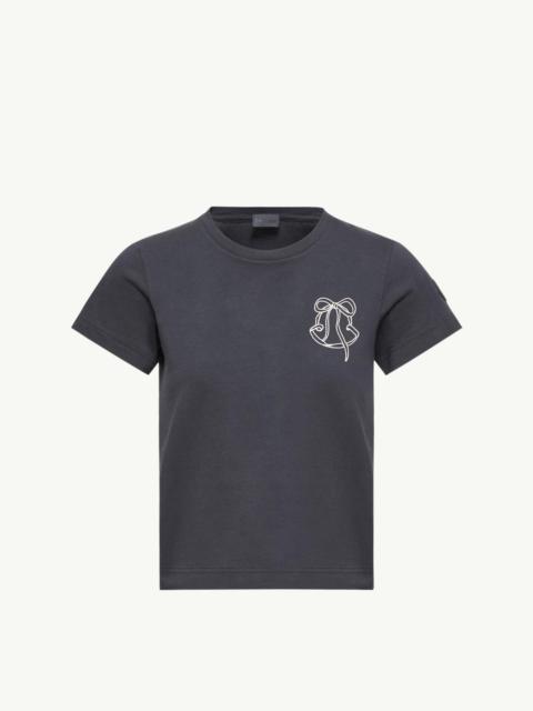 Embroidered Logo Cotton T-Shirt