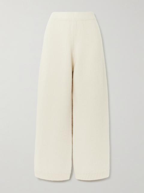 Cashmere Wide-leg Pants