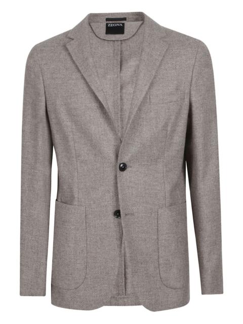 two-button wool blazer