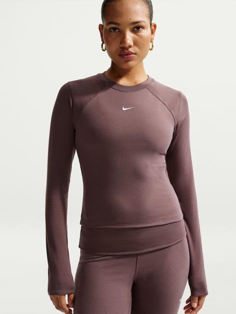 Nike Sportswear Chill Knit Women's Tight Long-Sleeve Ribbed Top