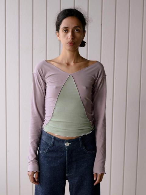 Phy Long Sleeve Tee - Fine Organic Cotton Rib