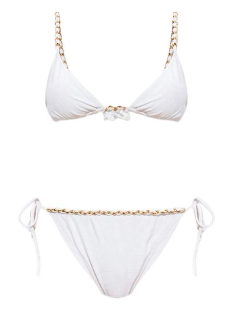 chain-embellished bikini