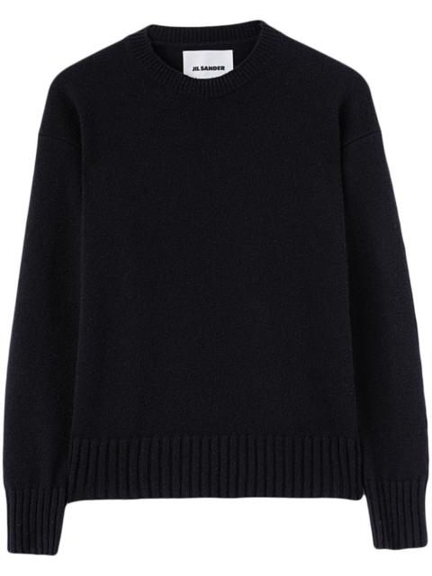 crew-neck cashmere jumper