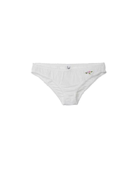 The Fleur Brief: Cotton Voile White