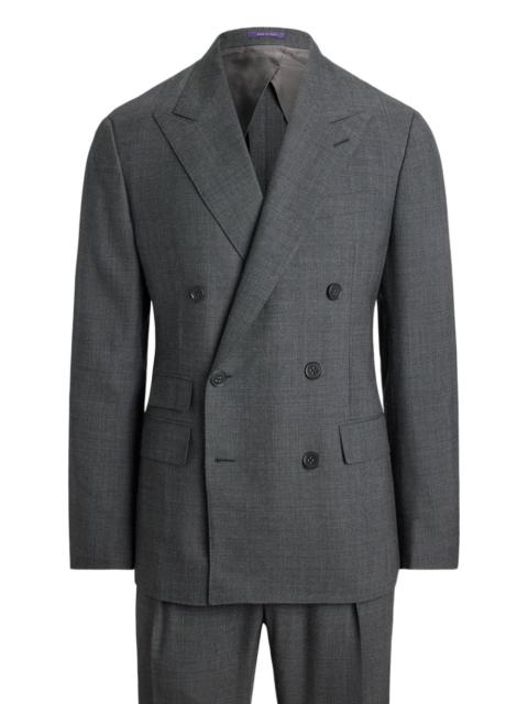 double-breasted tailored blazer