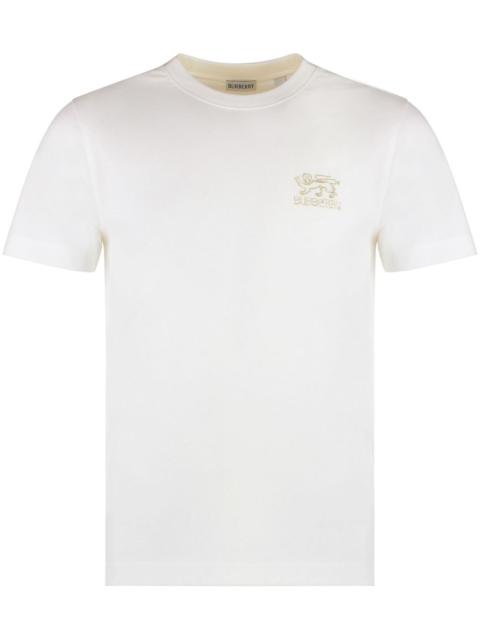 embroidered-logo T-shirt