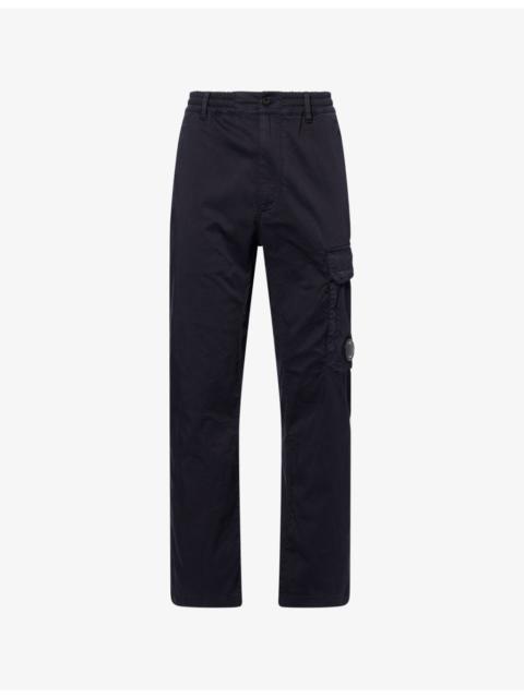 Logo-Embellished Cotton Cargo Trousers