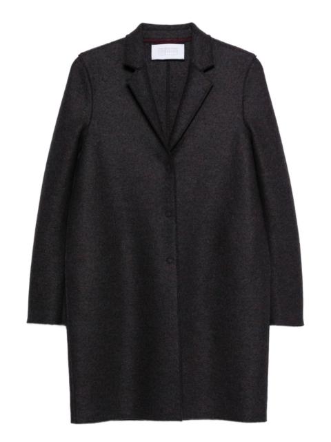 single-breasted wool coat