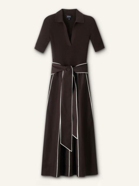 Mixed Media Midi Dress