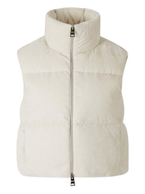 quilted high-neck gilet