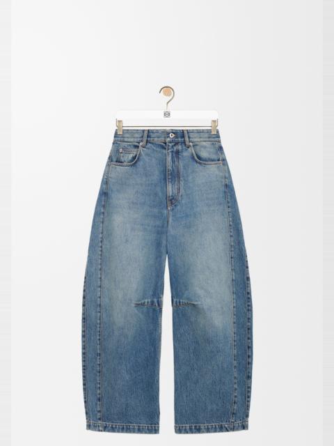 Barrel jeans in denim