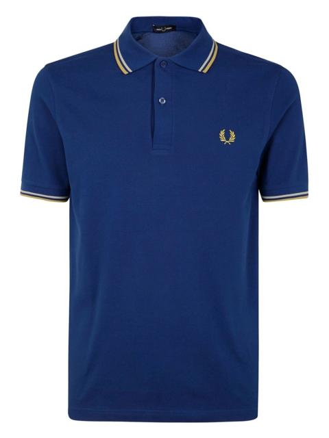 logo-embroidered polo shirt
