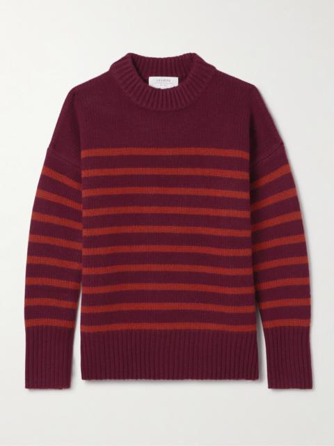Marin Striped Wool And Cashmere-blend Sweater